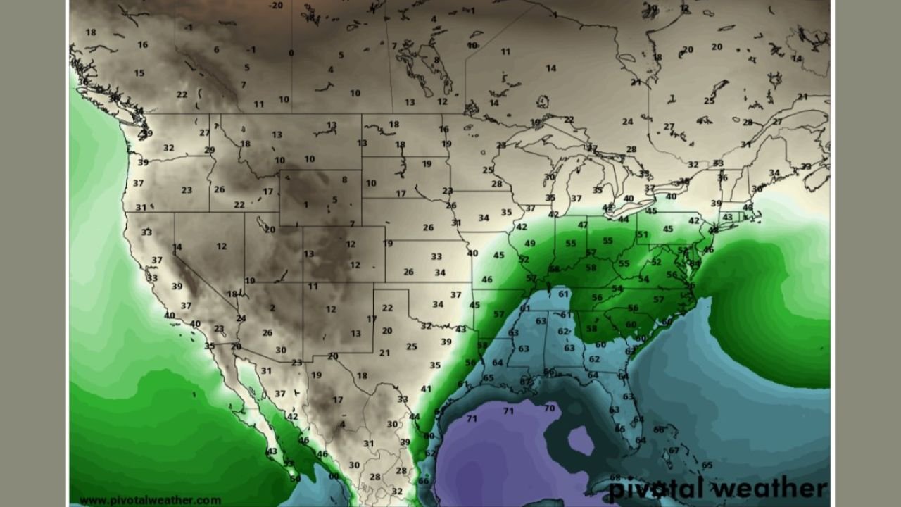 Strong to Severe Storms Possible Across Texas, Louisiana, Mississippi, Alabama, Tennessee, Kentucky, and Ohio as Gulf Moisture and Powerful Upper Trough Align Friday