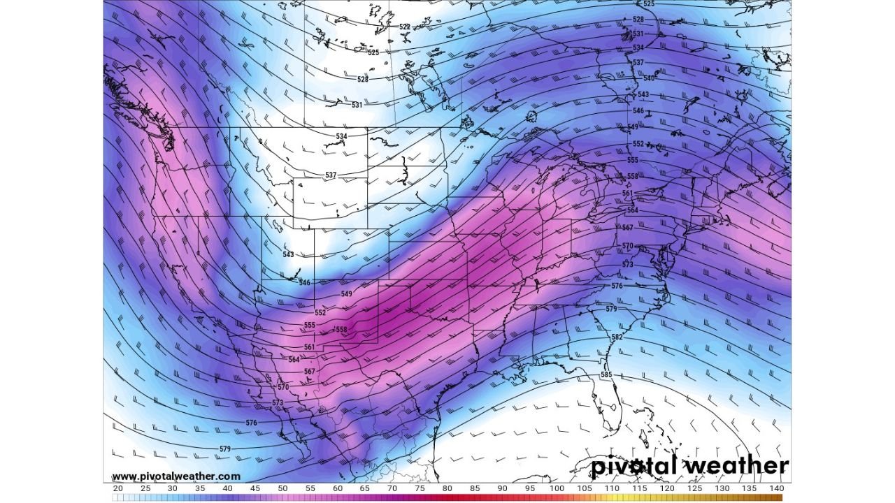 Texas, Oklahoma, Arkansas, Louisiana, Mississippi, Alabama, and Georgia Could See Severe Weather Threat as Amplified Trough Develops January 8–10