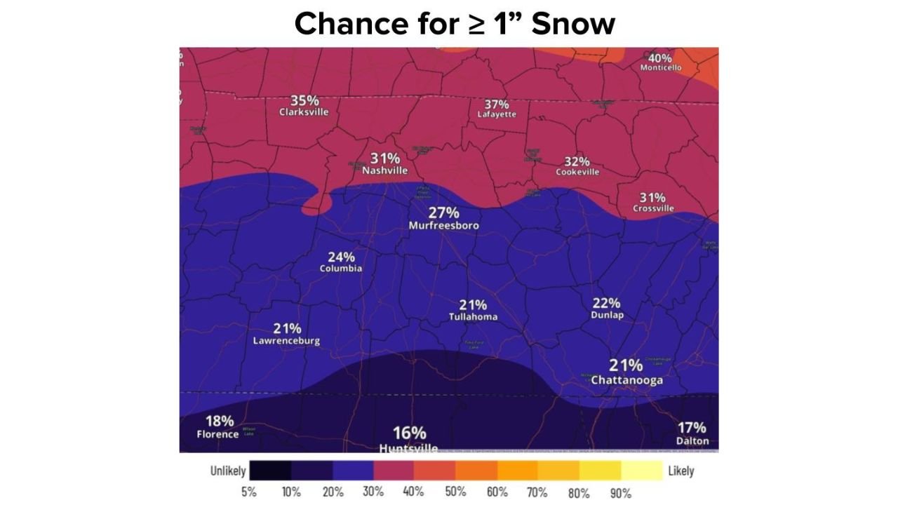 Texas, Oklahoma, Arkansas, Tennessee, Georgia, North Carolina, and South Carolina Face Potential Major Southern Winter Storm Late Jan. 24–26 With Snow and Ice Risks Rising