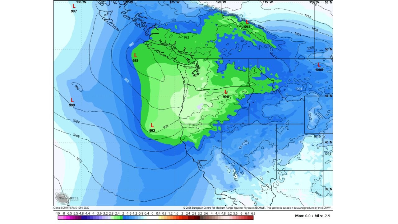 Washington and Oregon Coastline Watching Weekend Storm Trend Weaken, Though Wind and High Tides Remain a Concern