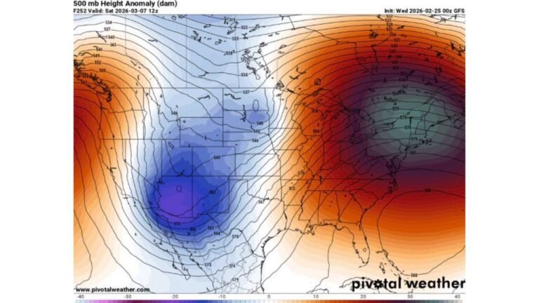 Arkansas to Ohio Valley in Focus as Early–Mid March Pattern Shift Signals Heavy Rain and Possible Severe Thunderstorms