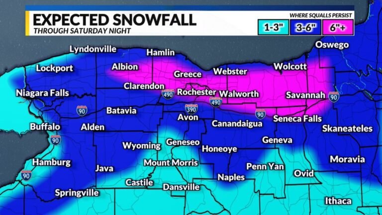 Brutal Arctic Cold and Blowing Snow Target New York, Pennsylvania, Maryland, Virginia, and New England From Friday Night Through Saturday
