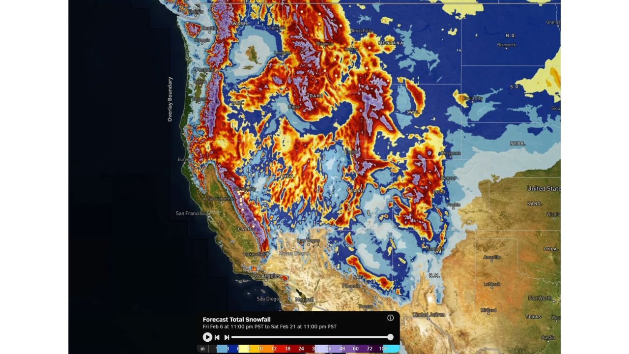 Colder, Snowier Pattern Takes Shape Across the Western U.S., Setting Up a Strong Second Half of Ski Season