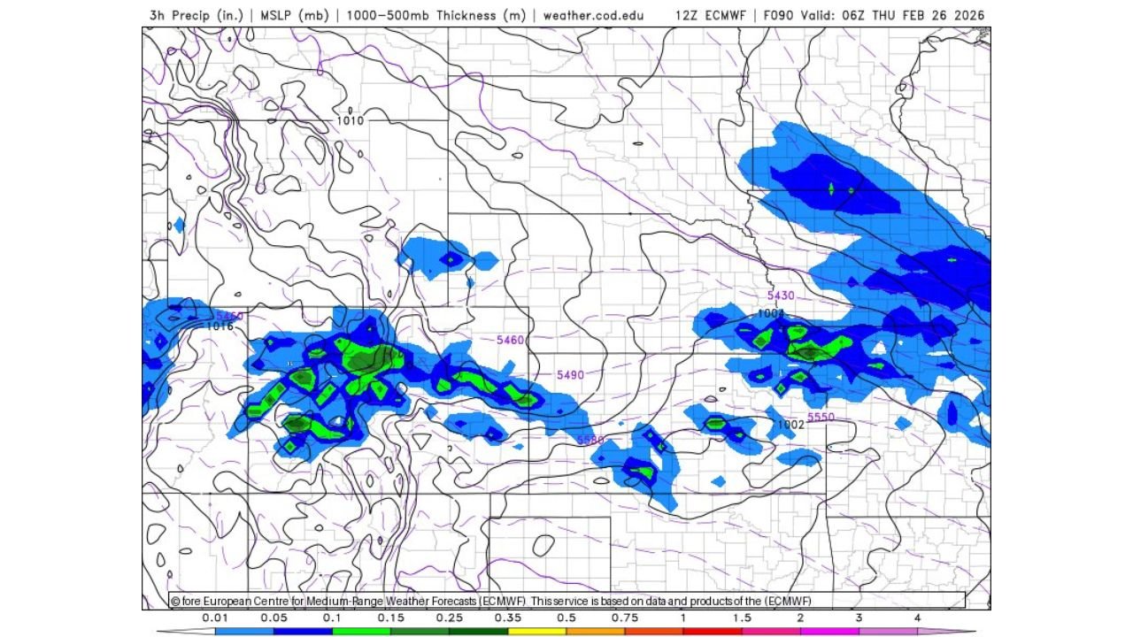 Colorado Mountain Snow Returns Wednesday With 6+ Inches Likely for Summit County and Ski Areas Near Denver