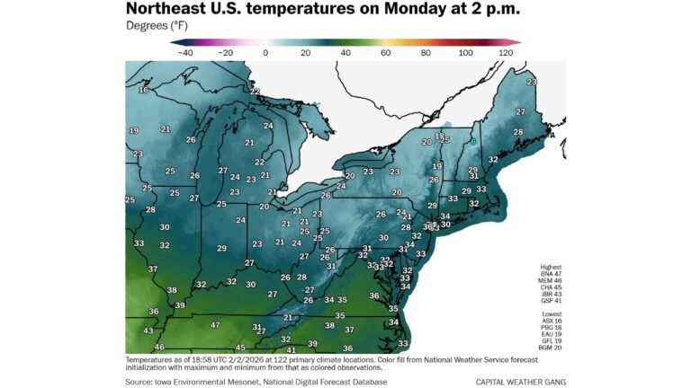 District of Columbia, Maryland, and Virginia Finally Thaw as Washington, D.C. Breaks Historic Freezing Streak