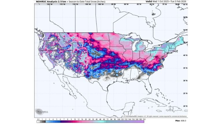 Eastern U.S. Faces a Sneaky but Dangerous Winter Hit as Narrow Snow Bands and Brutal Arctic Cold Target New England, New York, and the Mid-Atlantic