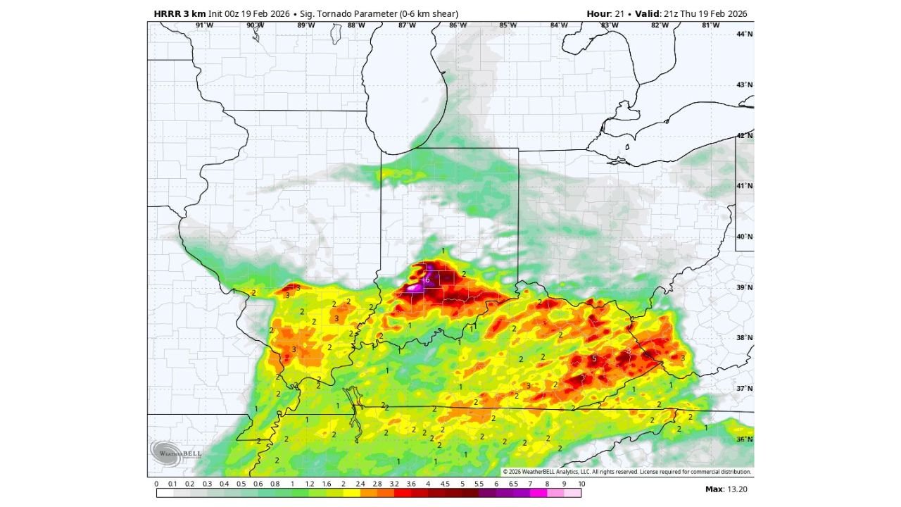 Illinois, Indiana, Kentucky and Tennessee Face Growing Tornado Threat as Ohio Valley Risk Trends Upward
