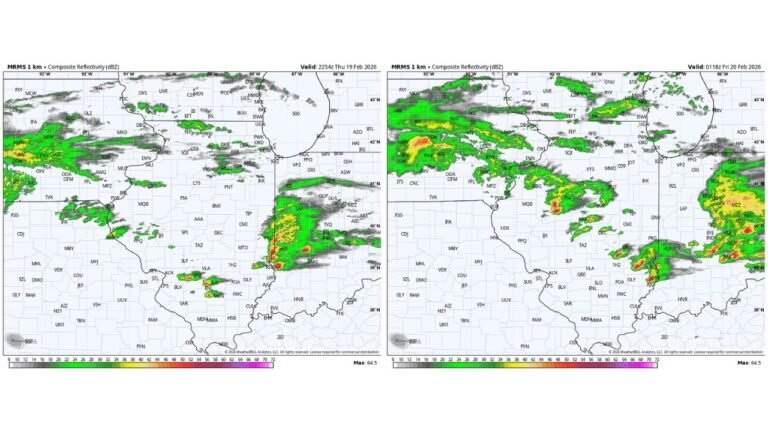 Illinois and Indiana Severe Storms Fade Quickly After Sunset as Daytime Heating Collapse Ends Threat