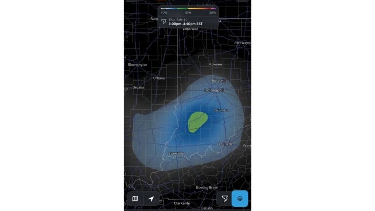 Indiana Tornado Threat Targets Indianapolis to Columbus Corridor Thursday Afternoon as StormNet Highlights Focused Risk Zone