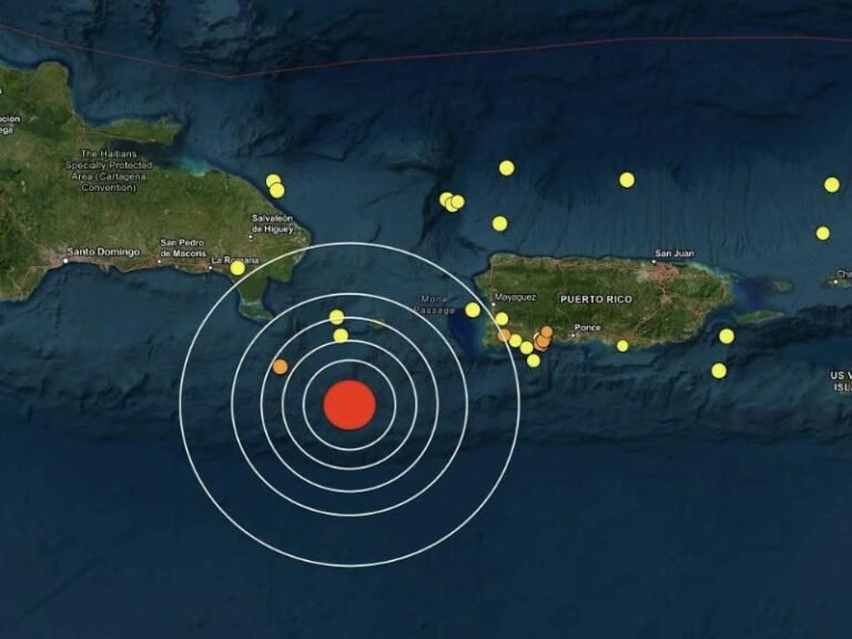 Magnitude 5.0 Earthquake Strikes Southwest of Puerto Rico in Eastern Caribbean Sea, Offshore Epicenter Recorded