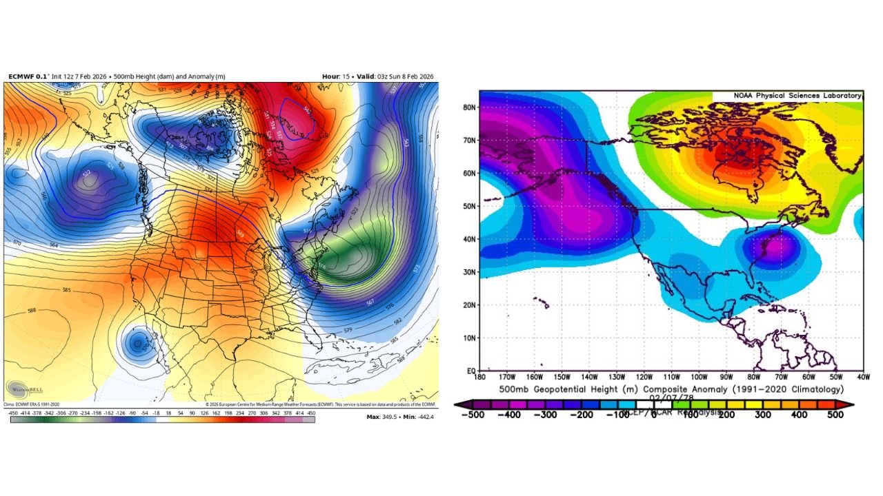 Mid-February Pattern Mirrors Historic Feb 1978 Setup as Midwest, Plains, and East Coast Watch Potential Snow Signal