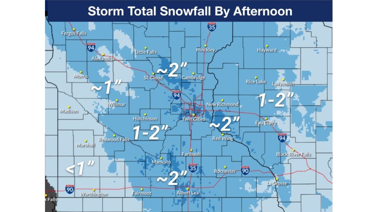 Minnesota and Western Wisconsin Face Prolonged Light Snow Today as Gusty Winds Reduce Visibility Across the Region