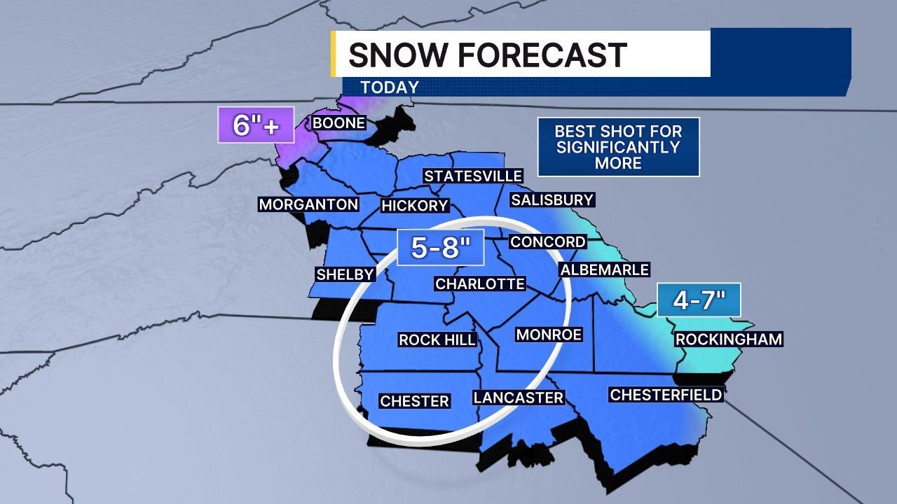 North Carolina Snowstorm Review Shows Forecast Undershot Historic January 31 System That Delivered Up to a Foot of Sno