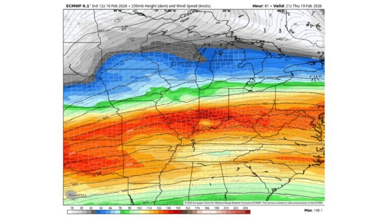 Powerful Thursday Severe Weather Setup Emerging Across Illinois, Indiana and Kentucky as EURO Model Signals Tornado-Capable Supercells