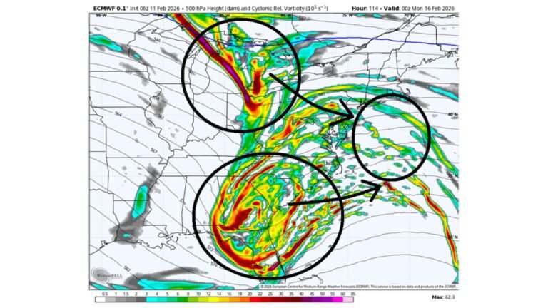 Powerful Weekend Storm to Soak the South With Heavy Rain and Severe Threat Before Possible Northeast Snow Development