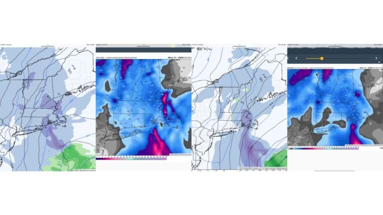 Sneaky Weekend Snow Threat Targets New York, Massachusetts, Rhode Island, New Jersey, and Pennsylvania With Narrow Heavy Bands