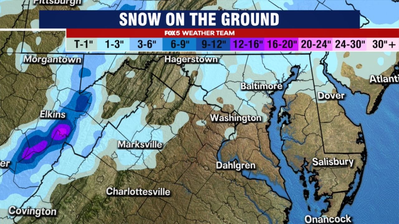 Snow Finally Melts in Washington, D.C., Baltimore and Dulles After Rare 18–22 Day Streak of Measurable Snow on the Ground