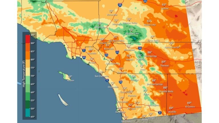 Southern California Basks in Record-Challenging February Heat as San Diego, Palm Springs and El Centro Surge Toward 90 Degrees