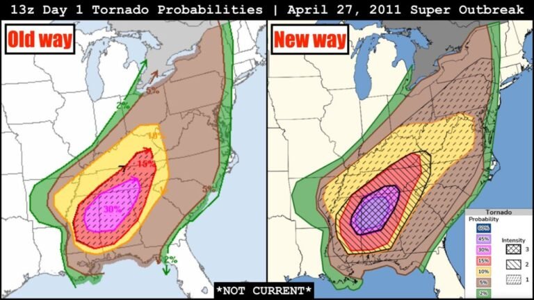 Storm Prediction Center Overhauls Tornado Outlook Maps, Introducing New Conditional Intensity Groups for High-Risk Events