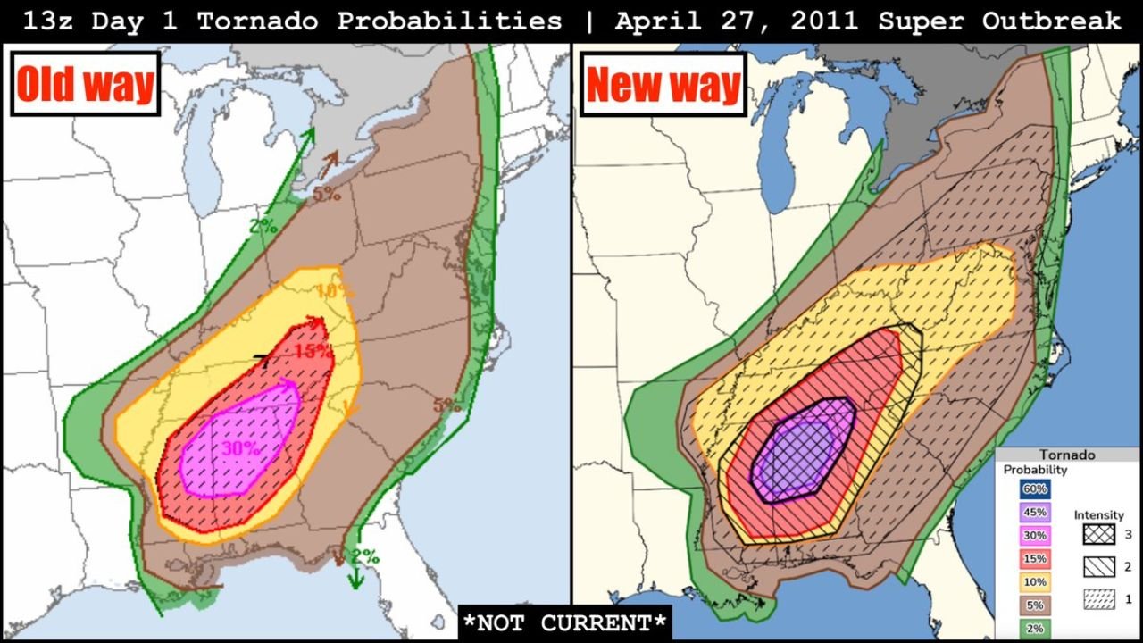 Storm Prediction Center Overhauls Tornado Outlook Maps, Introducing New Conditional Intensity Groups for High-Risk Events