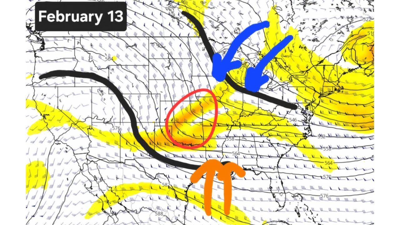 Unseasonable Warmth and Active Storm Pattern Could Raise Severe Weather Risks Across Texas, Oklahoma, Kansas, Missouri, and the Midwest by February 13–19