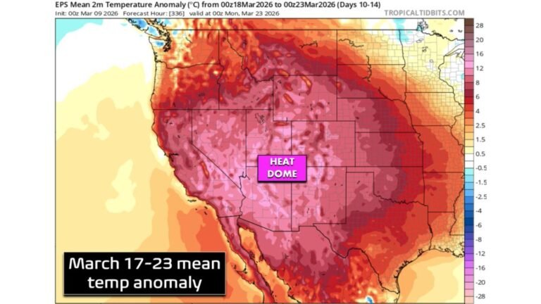 Colorado Braces for Exceptional March Heatwave as Powerful Heat Dome Threatens Denver Highs and Rocky Mountain Snowpack