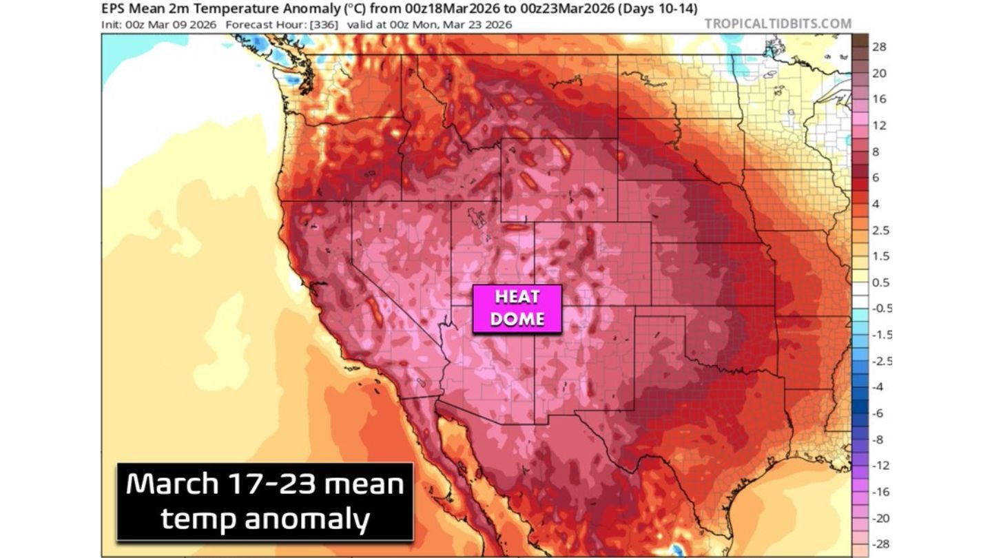 Colorado Braces for Exceptional March Heatwave as Powerful Heat Dome Threatens Denver Highs and Rocky Mountain Snowpack