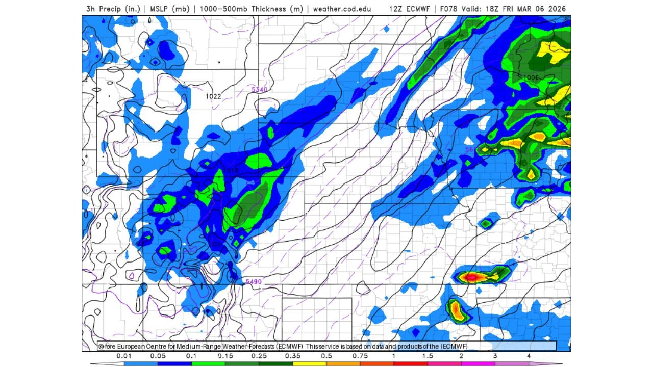 Denver Snow Hype Builds After Bullish 12z Euro Run, But Warm Daytime Temperatures and Northern Track Raise Doubts for Friday