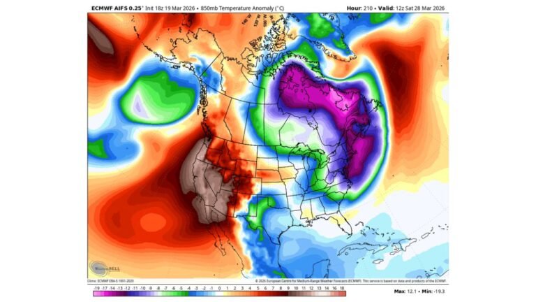Illinois, Indiana, Ohio, Michigan and New York Brace for Late-March Arctic Blast as Winter Targets Great Lakes and Northeast with Snow and Sub-Freezing Wind Chills