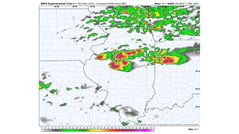 Iowa and Northern Illinois Face Growing Concern for Severe Weather Outbreak Tuesday With Tornadic Supercells and Large Hail Possible