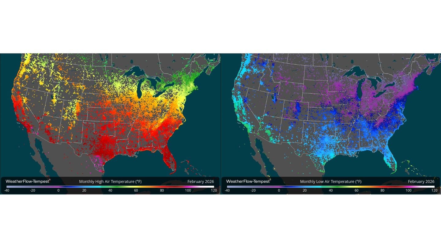 Laredo, Texas Soars to 105°F While Ray, Minnesota Plunges to -28°F as February 2026 Delivers Stunning Temperature Extremes Across the U.S.