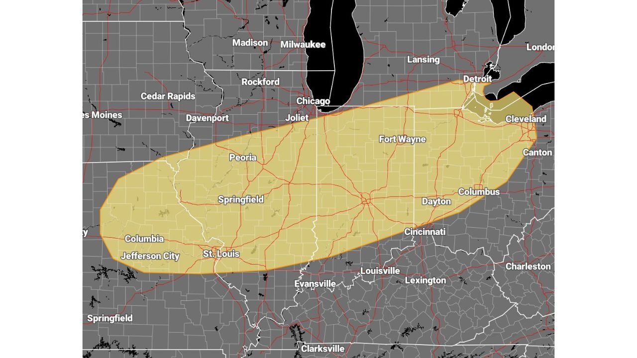 Missouri, Illinois, Indiana and Ohio Placed in Day 4 Slight Risk March 26 as Organized Severe Storm Setup Signals Damaging Winds, Large Hail and Tornado Potential
