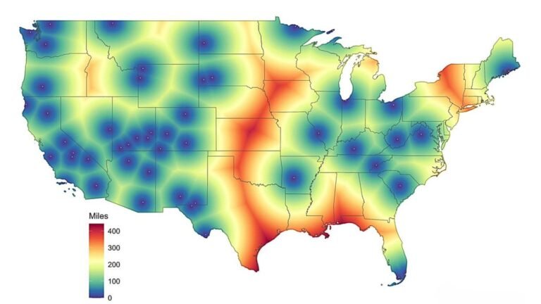 New Map Reveals How Far Chicago and the Midwest Are from America’s National Parks — Gulf Coast and Central Plains Face the Longest Drives