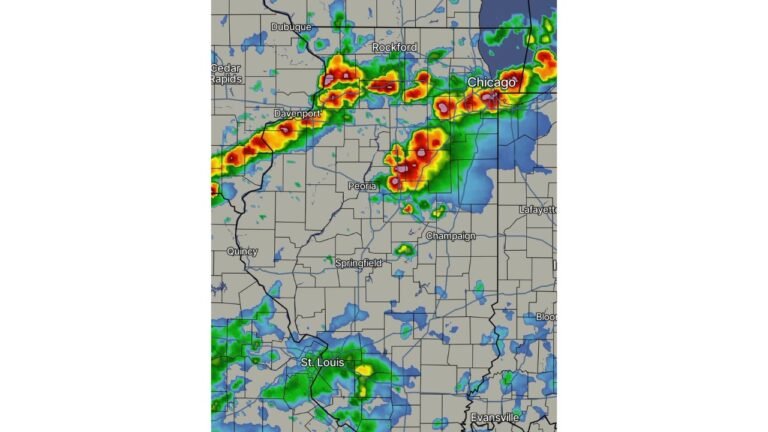 Northern Illinois Severe Weather Threat Tuesday as Supercells May Develop Near Chicago Rockford and Peoria
