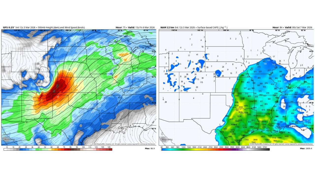Oklahoma, Kansas and Nebraska in 30% Severe Storm Zone Friday as Tornado, Large Hail and Damaging Wind Threat Expands into Iowa, Missouri and Western Illinois