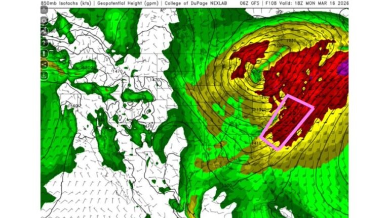 Rare High-End Severe Weather Setup Targets Louisiana, Mississippi, Alabama and the Florida Panhandle Monday as Powerful Jet Stream and Surging Gulf Moisture Collide