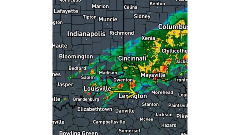 Strong Thunderstorms Weaken Across Lexington, Louisville and Cincinnati as Late-Night Storm Line Fails to Reach Severe Levels in Kentucky