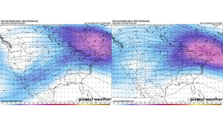 Texas, Oklahoma, Kansas, Missouri and Illinois Could See Early-April Severe Weather Surge as Powerful Jet Stream Targets the Midwest and Mississippi Valley