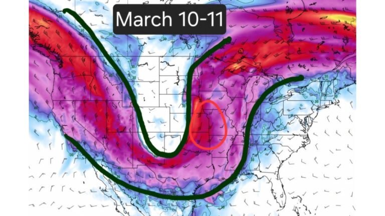 Texas, Oklahoma, Kansas and Missouri in Focus March 10–11 as Powerful Rockies Trough and Intense Wind Shear Raise Severe Storm Concerns