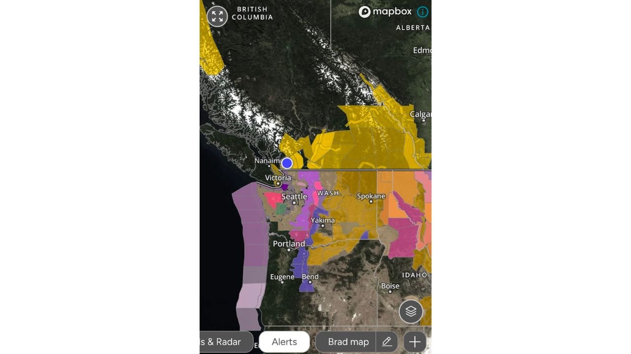 Washington, Oregon, and British Columbia Under Widespread Wind, Winter, and Coastal Alerts as Powerful Pacific Storm Targets Seattle, Portland, Victoria, and Vancouver Island Tonight