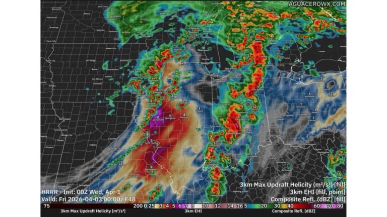 Illinois and Missouri Face Significant Tornado Threat Thursday as Model Data Points to Dangerous Supercell Setup