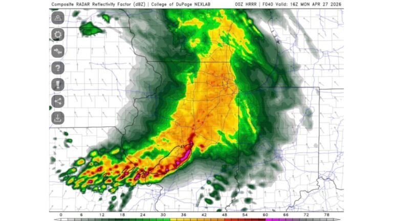 Morning Storm Chaos Over Illinois Threatens to Collapse Monday Severe Weather Setup as Cluttered Convection Raises a Major Wildcard
