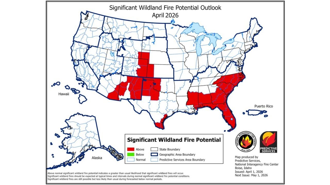 Much-Above-Normal Heat Targeting New York, New England, Georgia and the Carolinas the Week of April 18 While Wildfire Danger Climbs Across Oklahoma, Texas, Colorado and the Entire Southeast