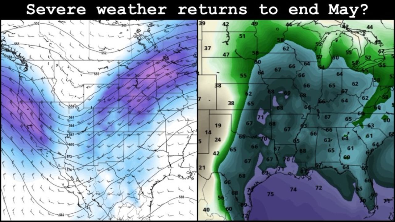 Plains and Midwest Severe Weather Pattern Shows Signs of Returning for the Final Week of May 2026