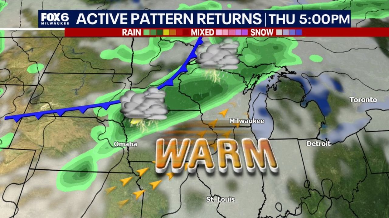 Milwaukee and Chicago Stay Cool Through Midweek Before Southwest Winds Return Heat and Storms by Thursday