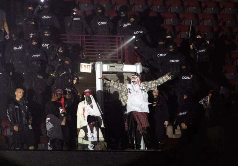 A$AP Rocky performing onstage at the United Center during his Don’t Be Dumb Tour opener
