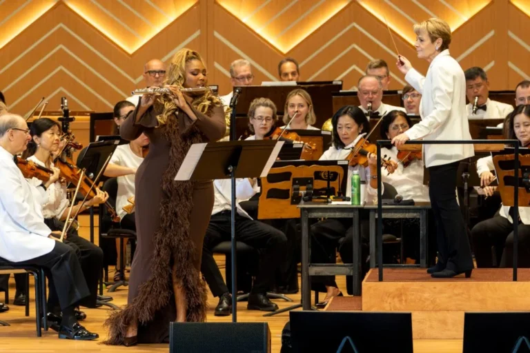 Lizzo and the Chicago Symphony Orchestra perform at Ravinia's newly opened Hunter Pavilion