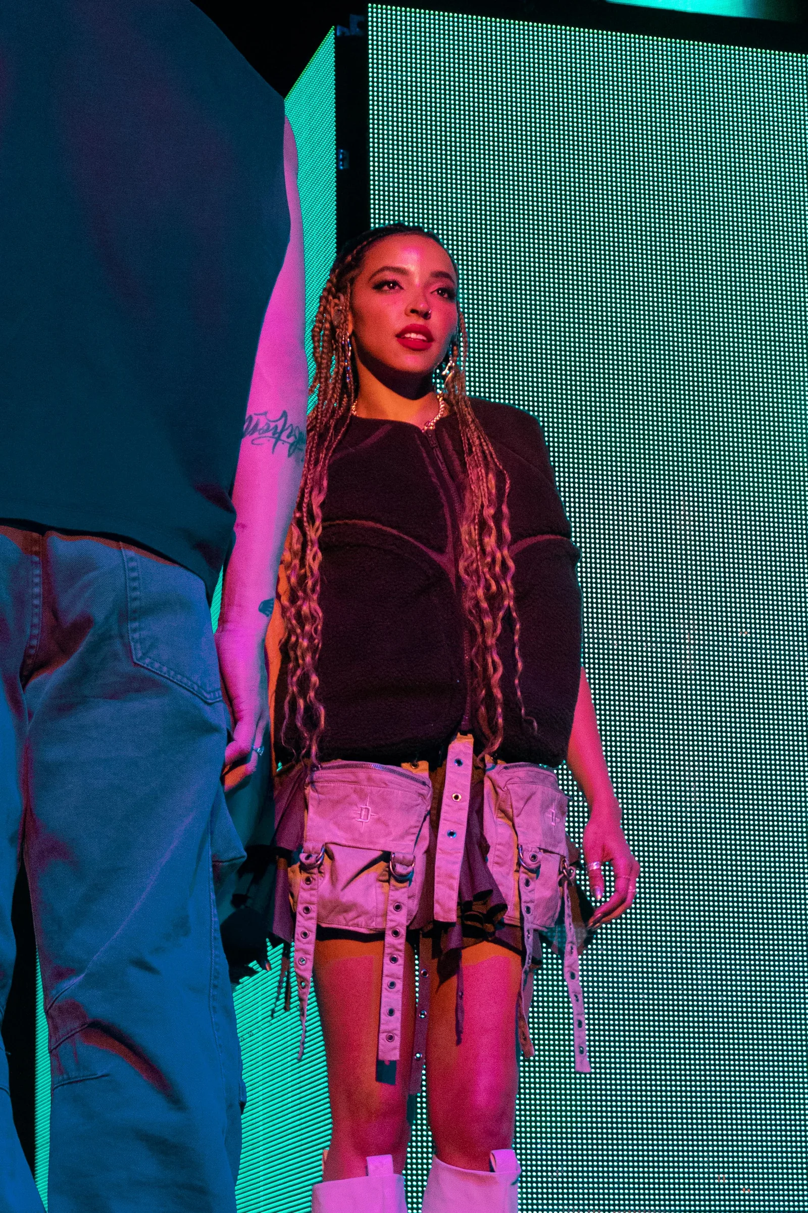 Tinashe posing for a promotional photo ahead of her Popstar album release