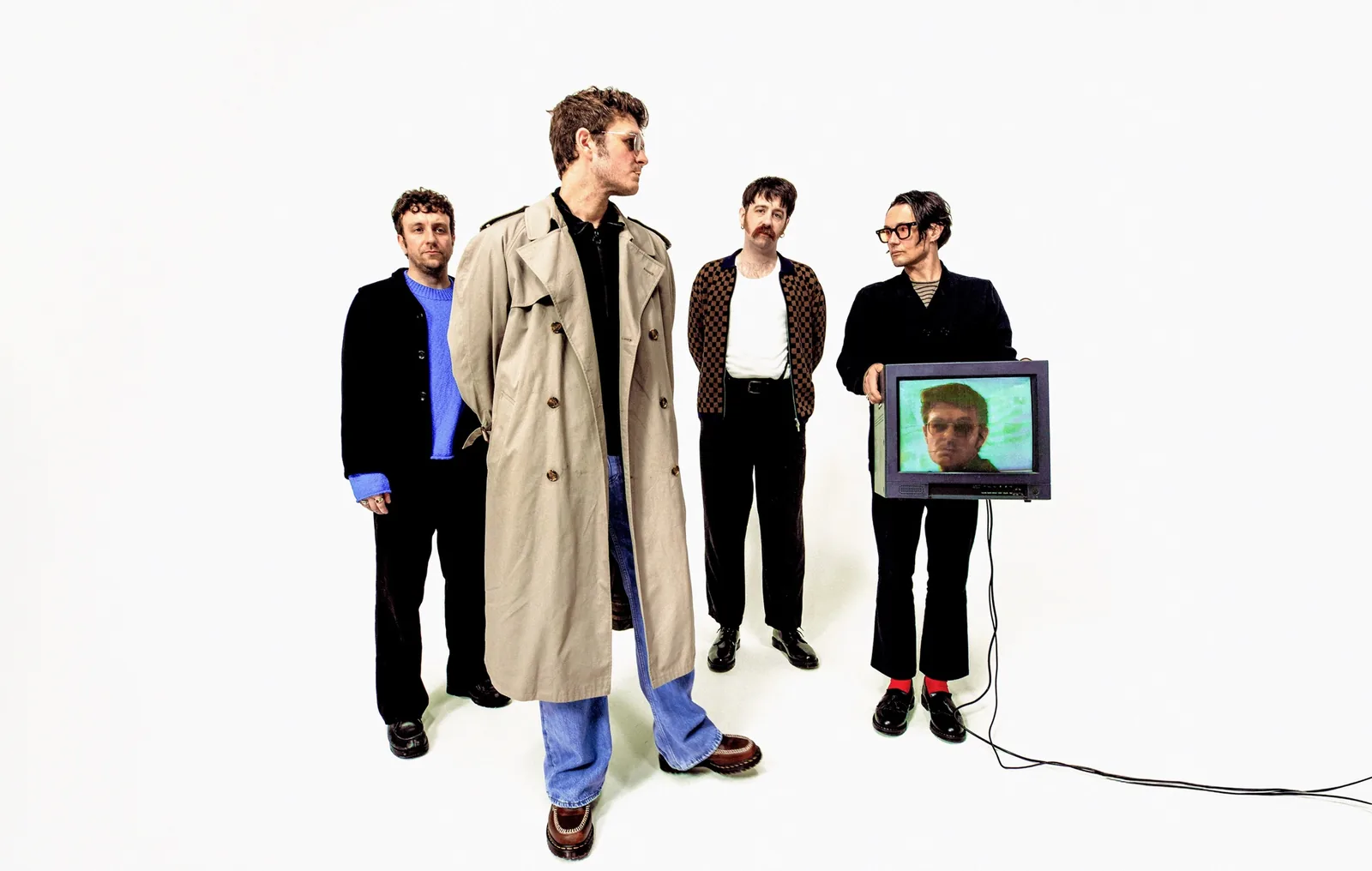 Yard Act performing live during a surprise full-album show for fans