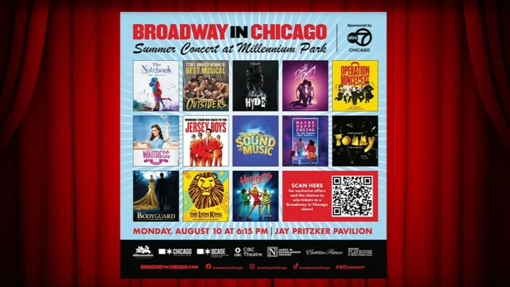Broadway in Chicago’s Free Summer Concert Returns to Millennium Park With 13 Show Previews, Hosea Sanders and Val Warner Hosting Monday Night